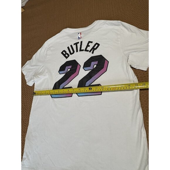 Nike Men’s Miami Jimmy Butler Jersey T Shirt White Size Medium - Picture 8 of 8